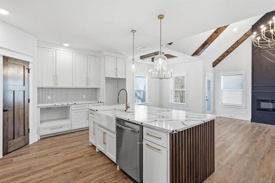 Furnished interior view inside a new home in , Fort Worth (Image 12).