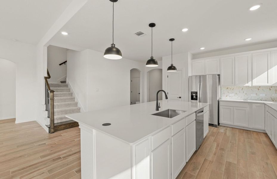Furnished interior view inside a new home in Crescent Bluff, Georgetown (Image 8).