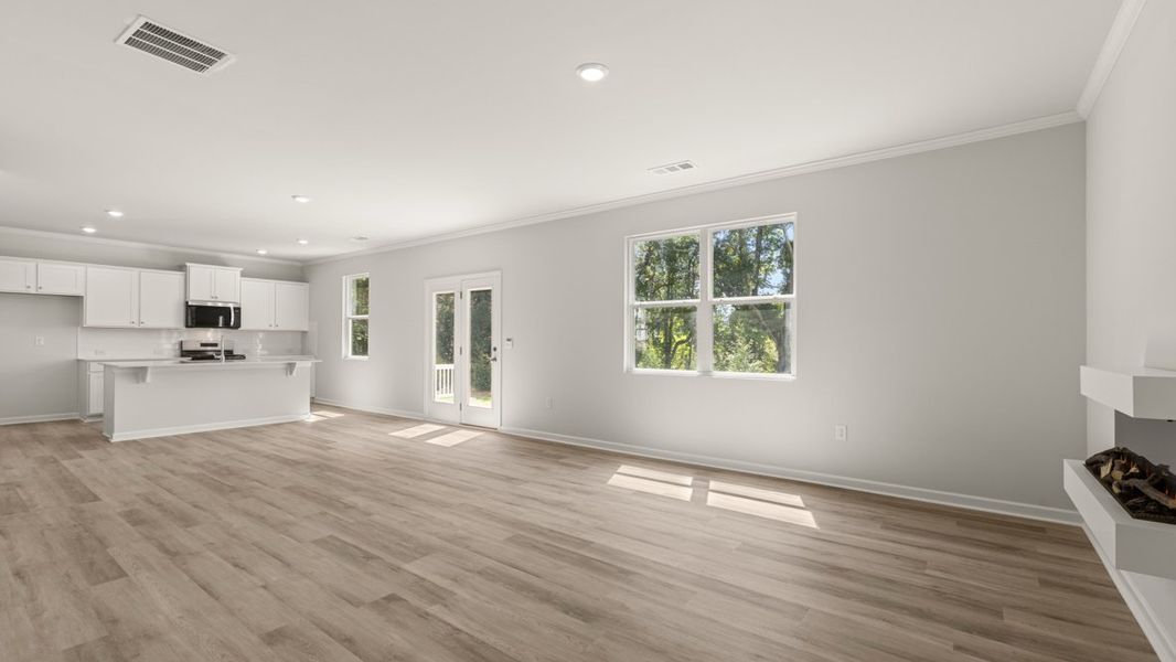 Representative unfurnished interior of a home built from the Galen by D.R. Horton in Braselton Village, Braselton (Image 17).