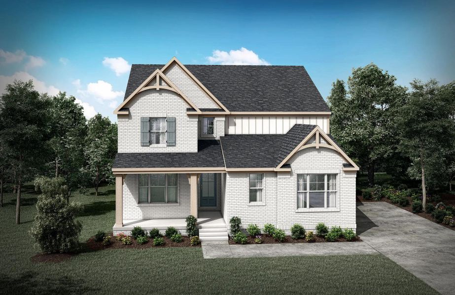 Everly D side entry garage