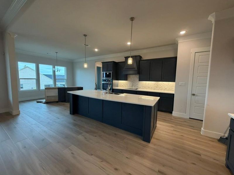 Furnished interior view inside a new home in Eagle Ridge Estates, Weatherford (Image 7).