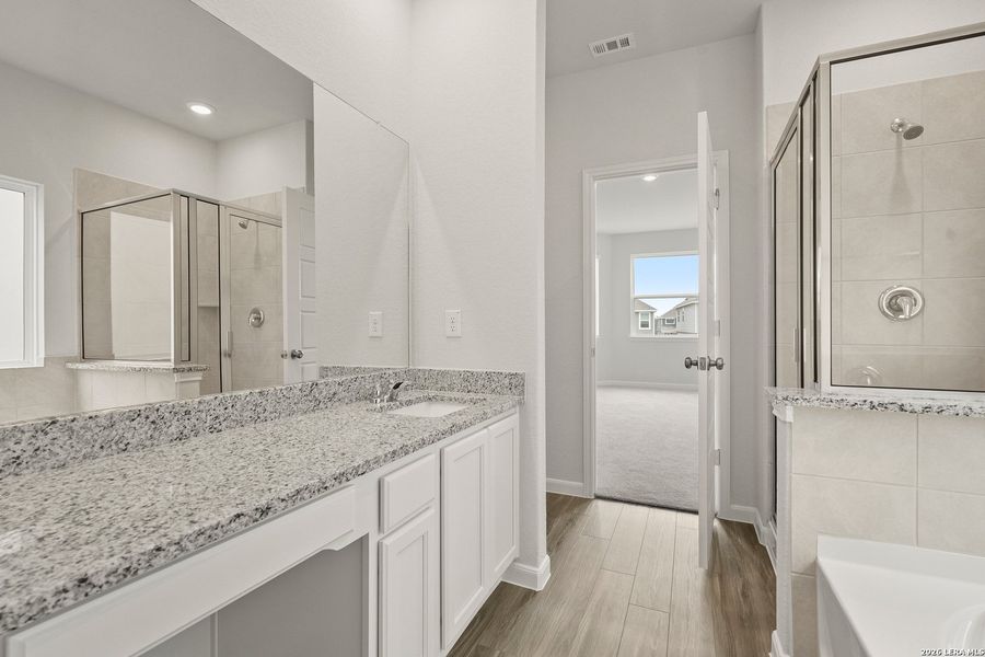 Furnished interior view inside a new home in Hickory Ridge, Elmendorf (Image 15).