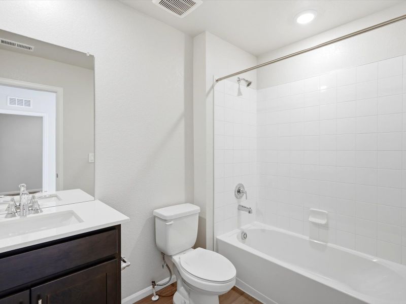 Furnished interior view inside a new home in York Station, Thornton (Image 8). Furnished interior view inside a new home in York Station, Thornton (Image 8).