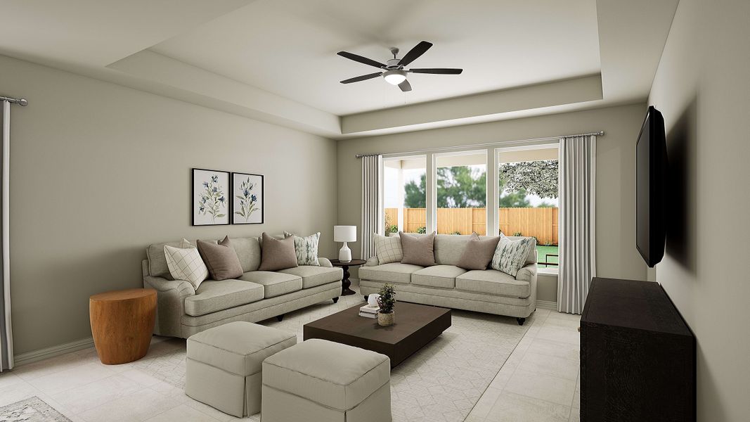 Furnished interior view inside a new home in Mason Woods, Cypress (Image 10). Furnished interior view inside a new home in Mason Woods, Cypress (Image 10).