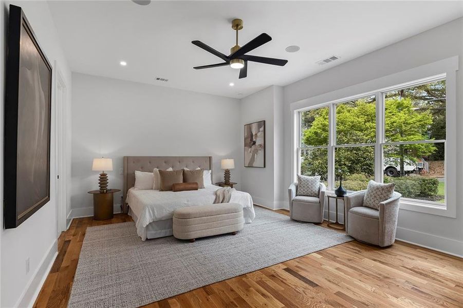 Furnished interior view inside a new home in , Atlanta (Image 36).