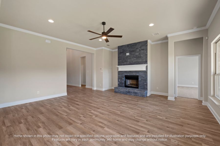 Spacious, unfurnished interior of a new home in Legacy Ranch - Phase 2, Temple (Image 6).