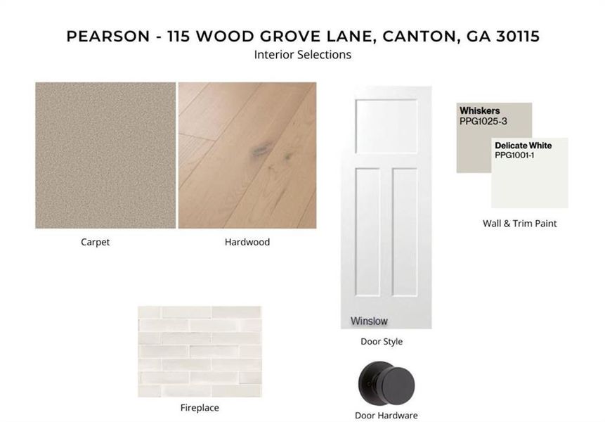 Sample of building materials used in homes in Woodberry, Canton (Image 3).