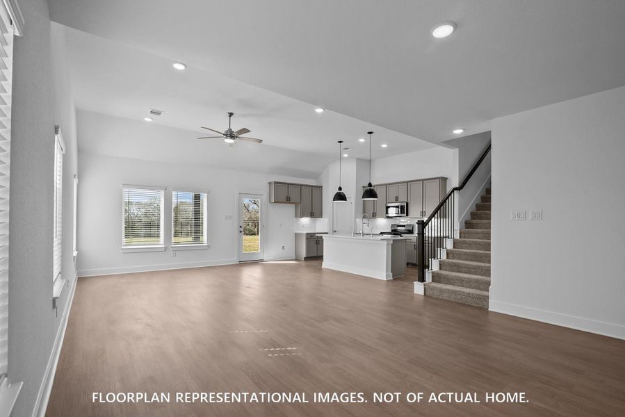 Spacious, unfurnished interior of a new home in Pinewood at Grand Texas, New Caney (Image 11).