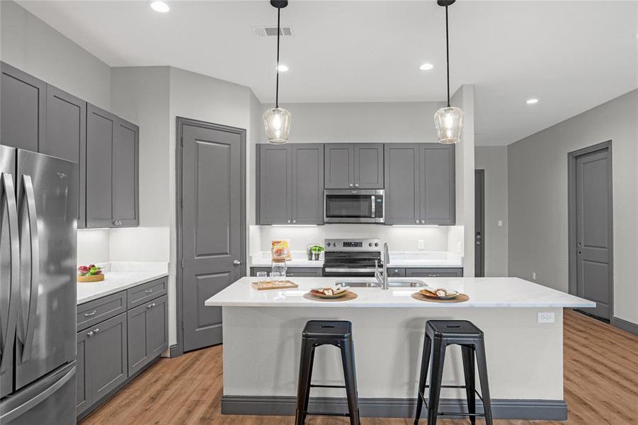 Furnished interior view inside a new home in , Royse City (Image 4). Furnished interior view inside a new home in , Royse City (Image 4).