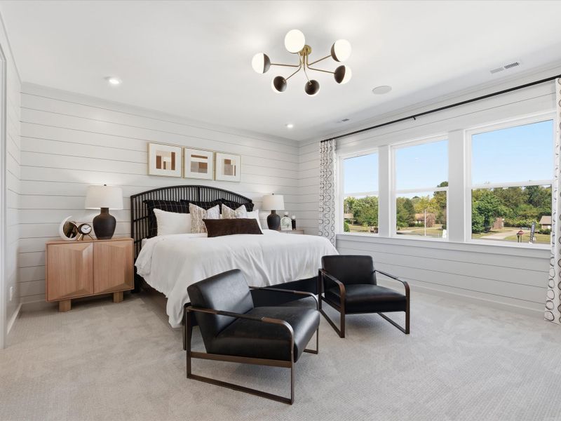 Representative furnished interior of a home built from the Dahlia by Tri Pointe Homes in Bellflower, Charlotte (Image 41).