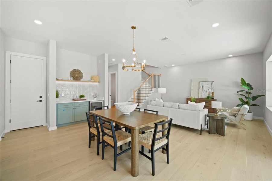 Furnished interior view inside a new home in , Orlando (Image 11).