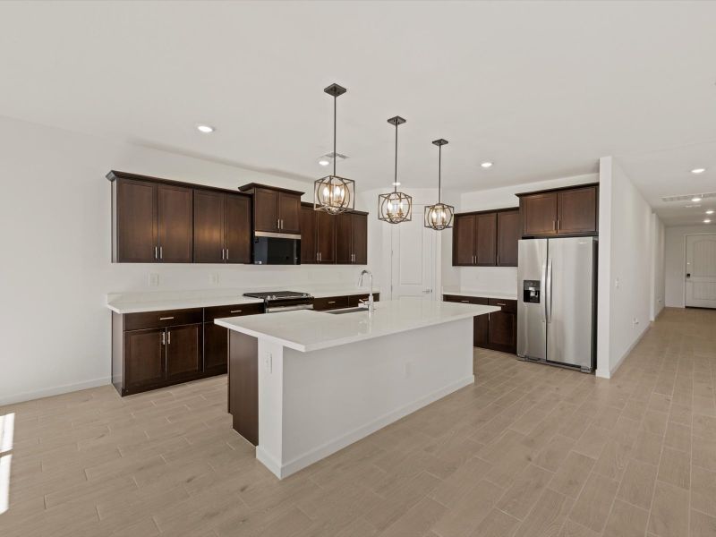 Furnished interior view inside a new home in Bella Vista Farms Reserve Series, San Tan Valley (Image 3).