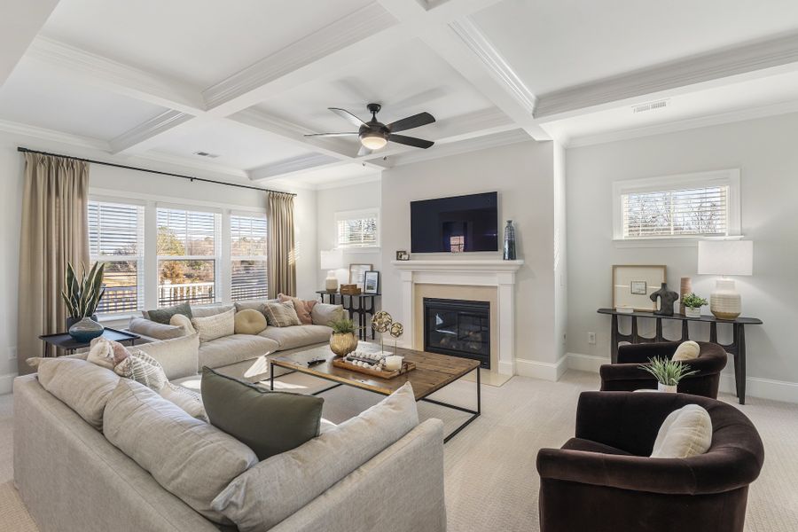 Furnished interior view inside a new home in Parris Meadows, Chesnee (Image 5).