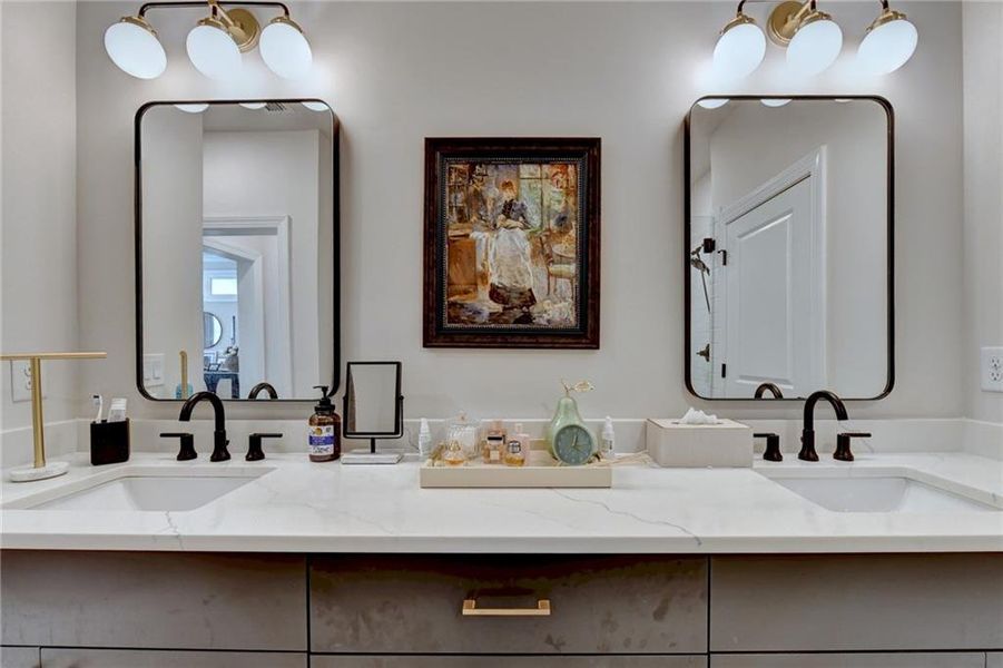Furnished interior view inside a new home in , Alpharetta (Image 41).