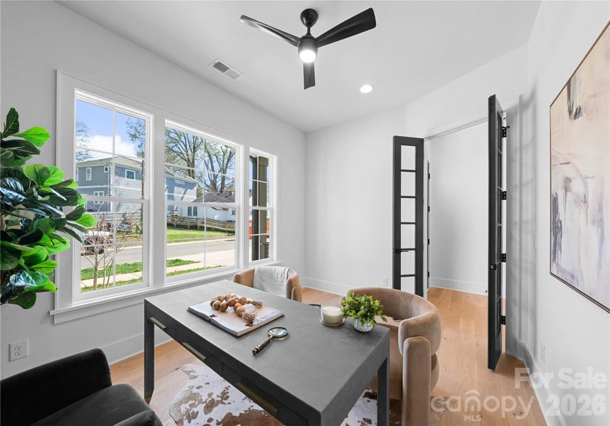 Furnished interior view inside a new home in , Charlotte (Image 12).