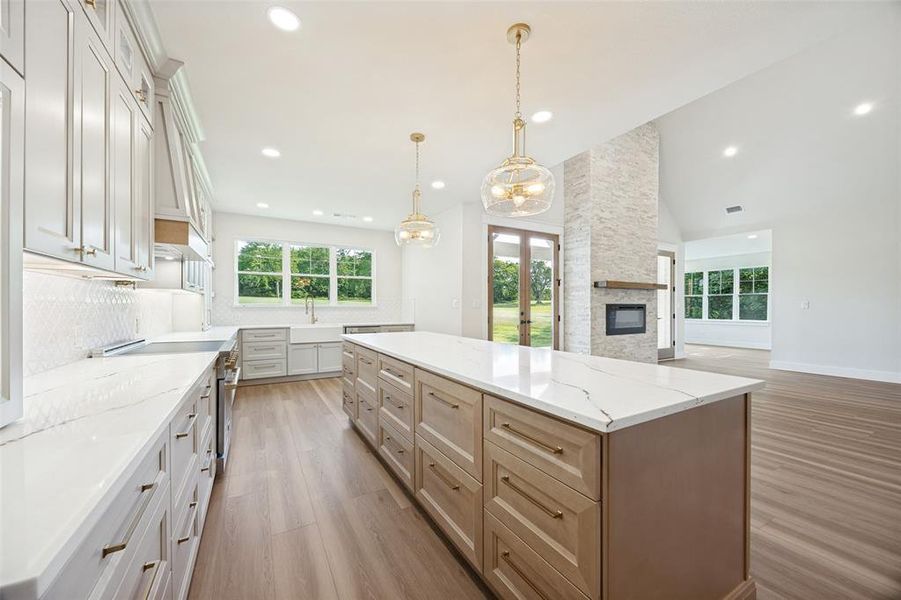 Furnished interior view inside a new home in , Pottsboro (Image 8).