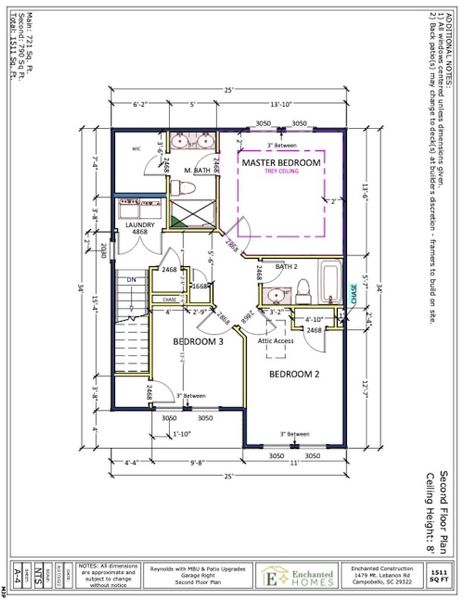 2D floor plan layout of this home in New Prospect Haven, Inman, SC (Image 3). 2D floor plan layout of this home in New Prospect Haven, Inman, SC (Image 3).
