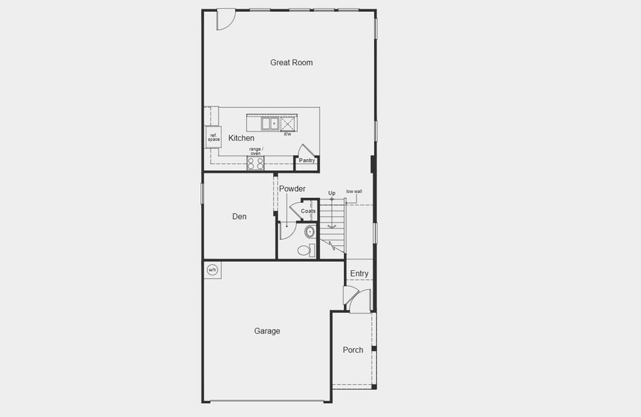 2D floor plan layout for the 2328 by KB Home in Nagel Crossing, San Antonio, TX (Image 3). 2D floor plan layout for the 2328 by KB Home in Nagel Crossing, San Antonio, TX (Image 3).