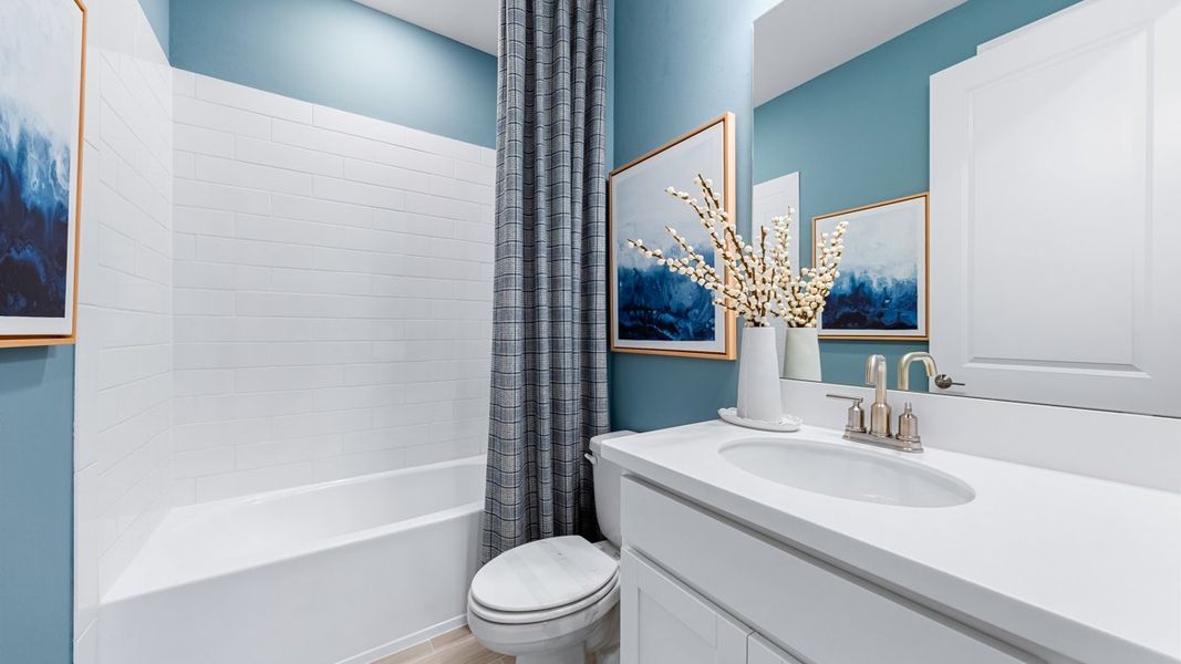 Representative furnished interior of a home built from the Magari by Taylor Morrison in Esplanade at Starling, Punta Gorda (Image 14).