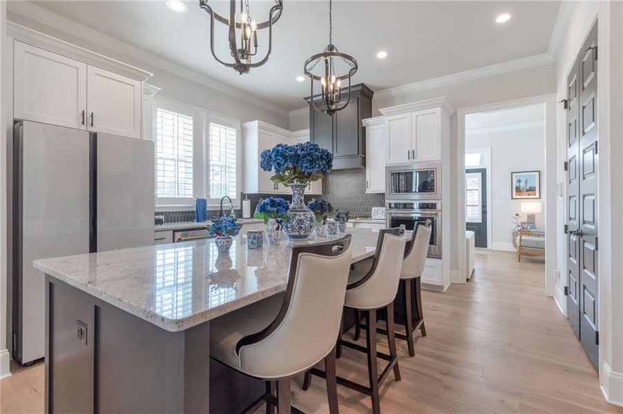 Furnished interior view inside a new home in , Dacula (Image 9).