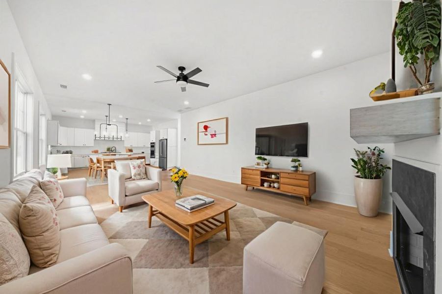 Furnished interior view inside a new home in , Canton (Image 35).