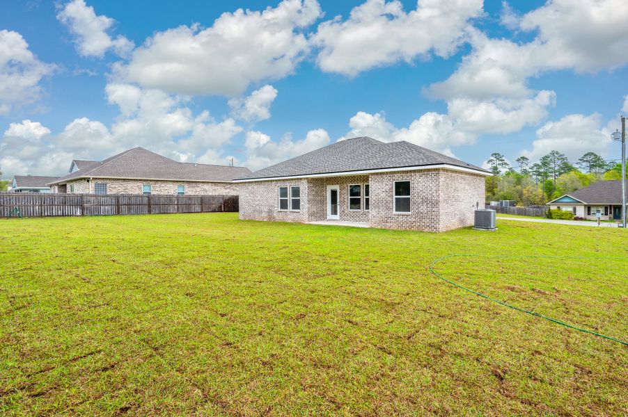 Representative exterior photo of a completed home built from the Jackson by CJL Homes in Oak Hollow, Crestview, FL (Image 22).