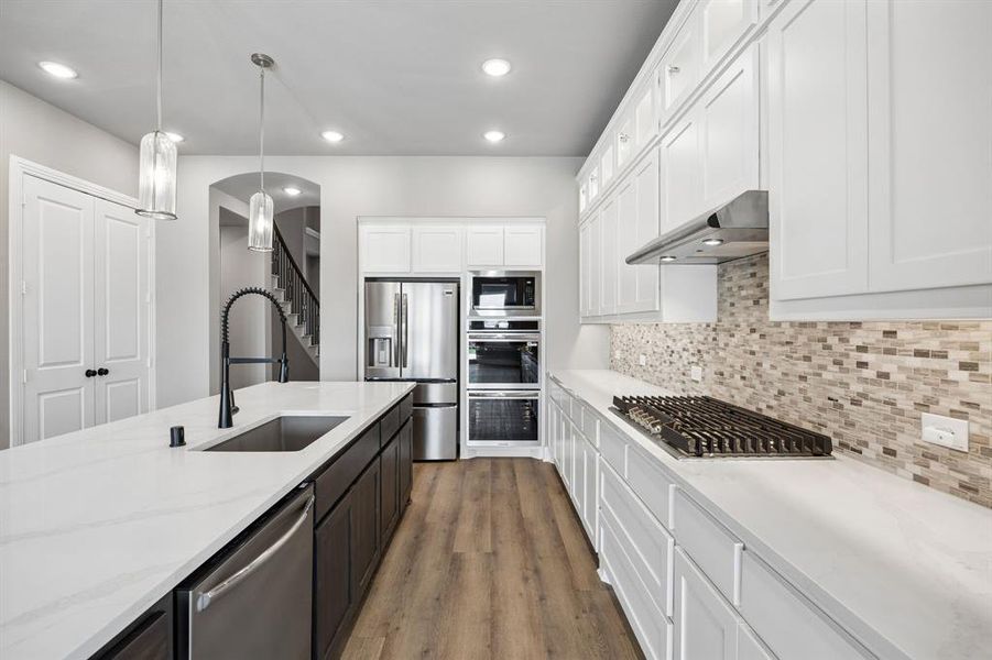 Furnished interior view inside a new home in , Fort Worth (Image 7).