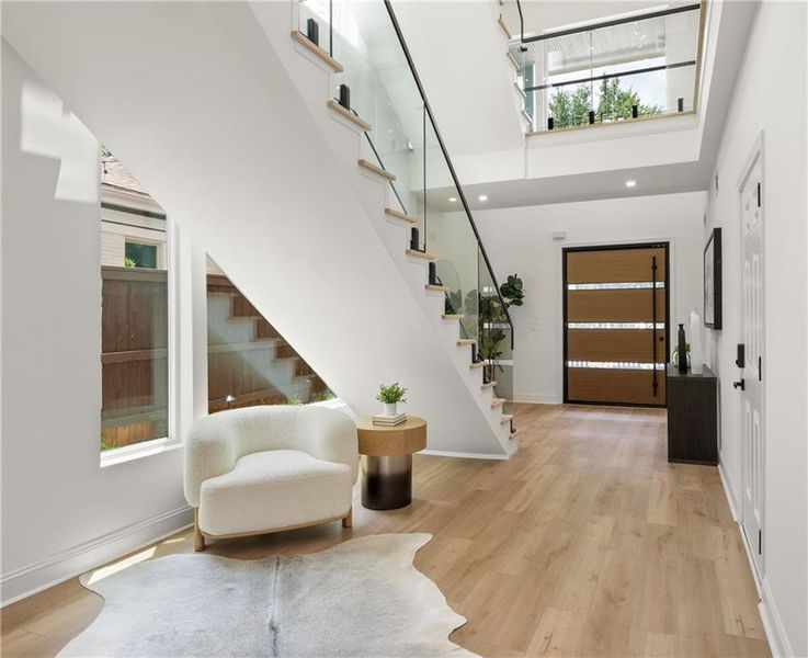 Furnished interior view inside a new home in , Atlanta (Image 46). Furnished interior view inside a new home in , Atlanta (Image 46).