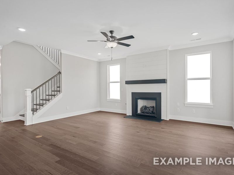 Representative unfurnished interior of a home built from the The Hathaway by Davidson Homes LLC in Shelton Square, Murfreesboro (Image 23).