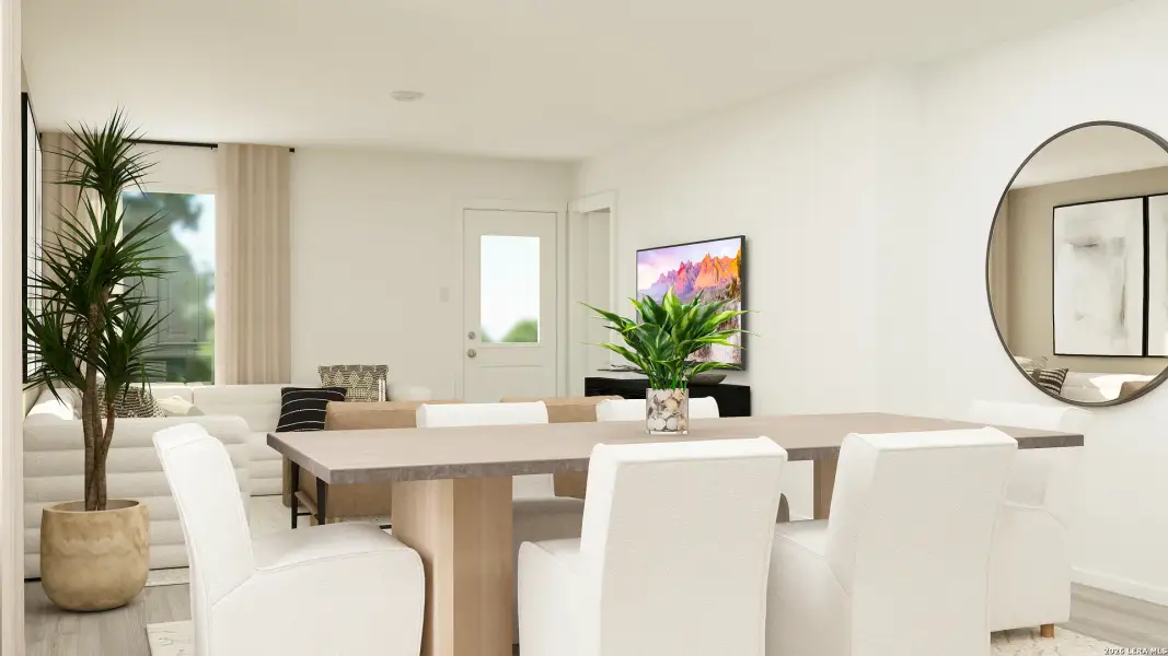Furnished interior view inside a new home in Valle Sol, Von Ormy (Image 32).