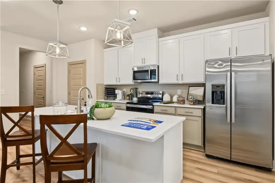 Furnished interior view inside a new home in , Norcross (Image 9).