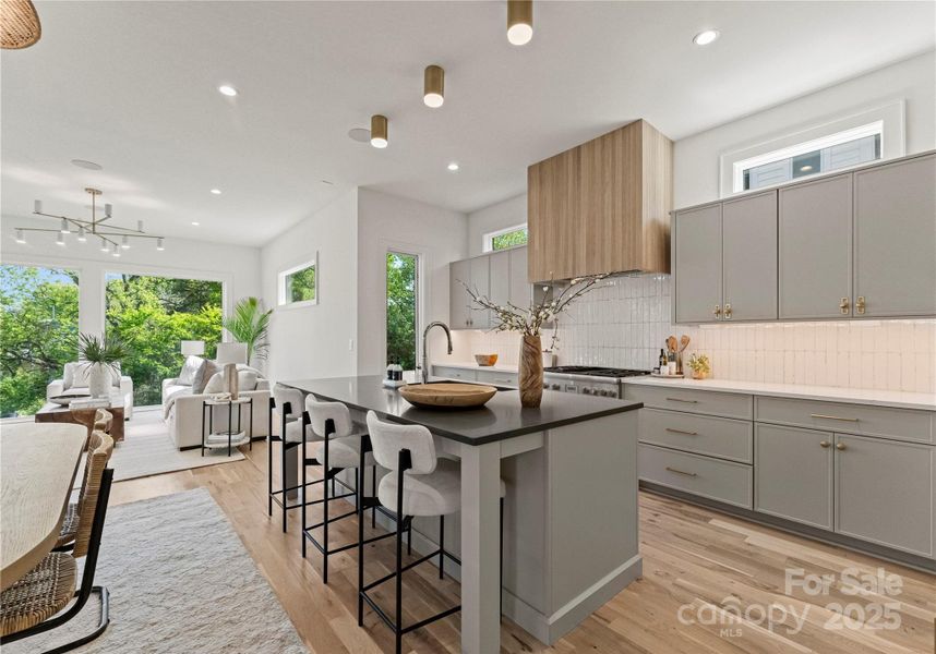 Furnished interior view inside a new home in , Charlotte (Image 5).