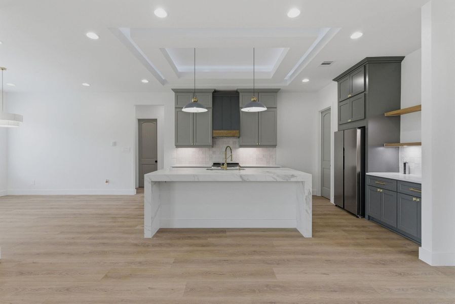 Furnished interior view inside a new home in , New Waverly (Image 5).
