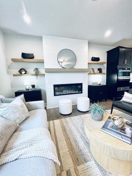 Furnished interior view inside a new home in Towne Village at Suwanee Dam, Sugar Hill (Image 22).