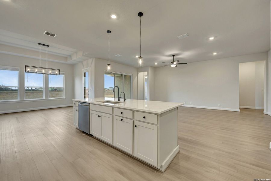 Furnished interior view inside a new home in Megans Landing – Half-Acre Homesites, Castroville (Image 16).
