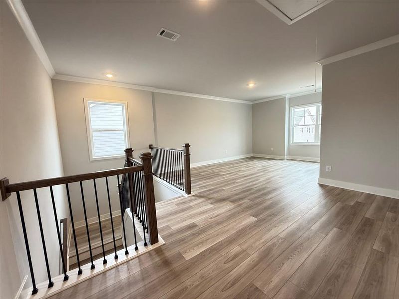 Spacious, unfurnished interior of a new home in Ponderosa Farms Manor, Gainesville (Image 28). Spacious, unfurnished interior of a new home in Ponderosa Farms Manor, Gainesville (Image 28).