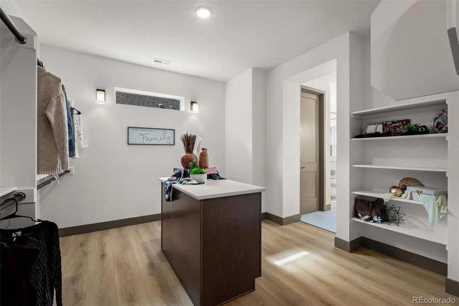 Furnished interior view inside a new home in Revel Crossing at Wolf Ranch - The Panorama Collection, Colorado Springs (Image 30).