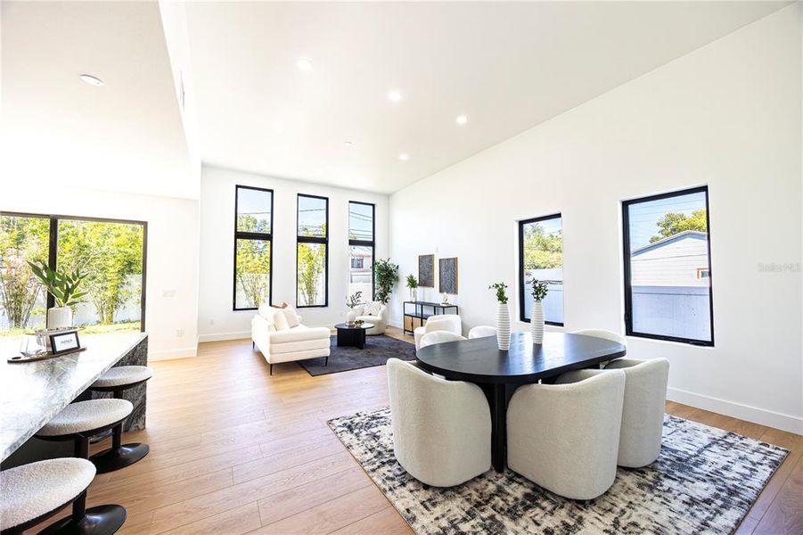 Furnished interior view inside a new home in , St. Petersburg (Image 9).