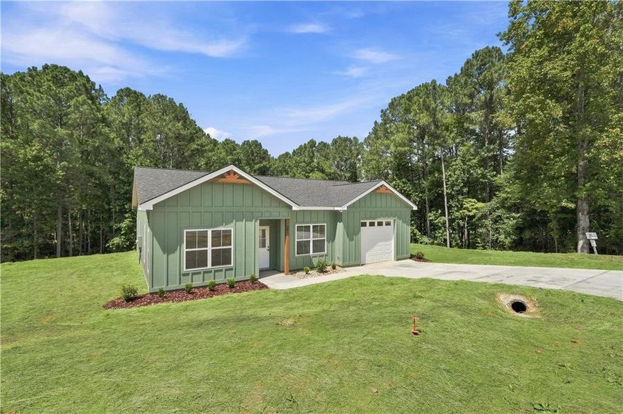 Front exterior of a new home in , Talking Rock, GA, highlighting curb appeal (Image 24).