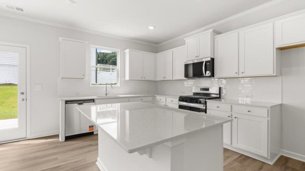 Furnished interior view inside a new home in Liberty Crossing, Braselton (Image 11).