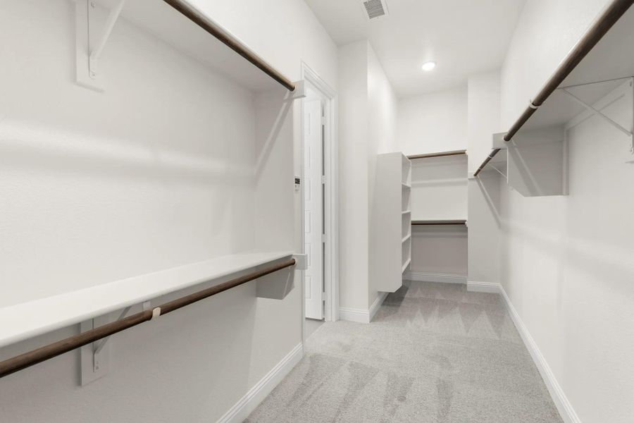 The Bracken III B Primary Suite Closet The Bracken III B Primary Suite Closet