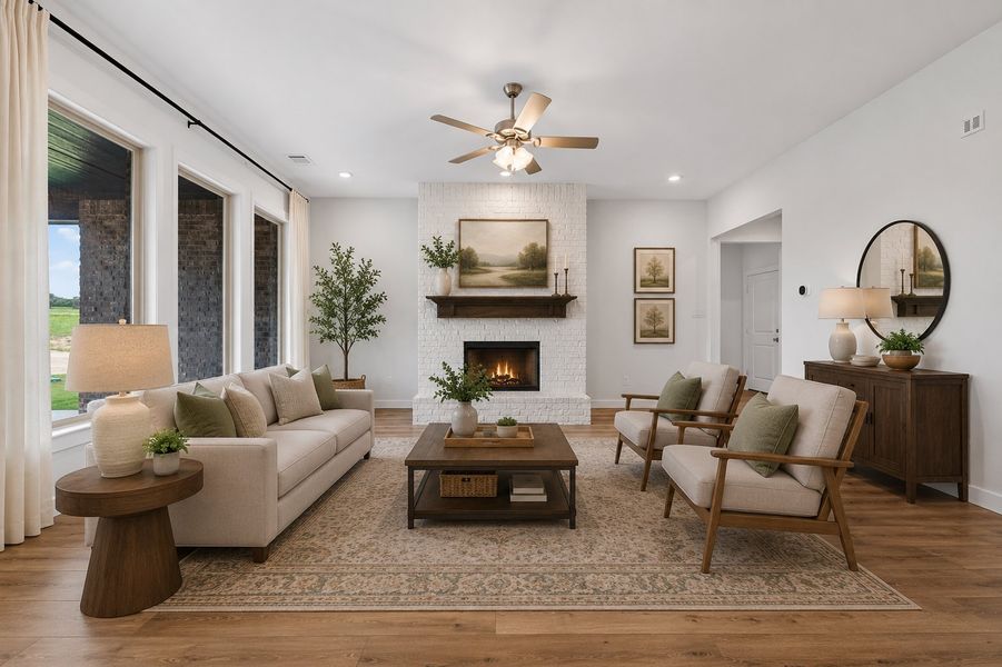 Furnished interior view inside a new home in Terra Vista Estates, Springtown (Image 5).