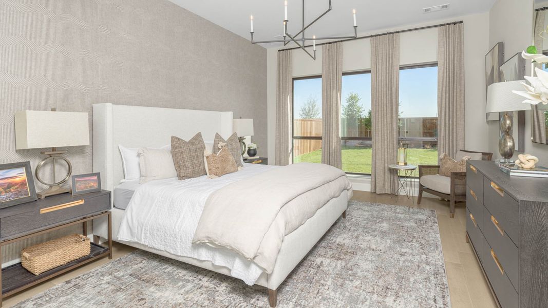 Representative furnished interior of a home built from the 3791W by Perry Homes in Valencia, Manvel (Image 13).