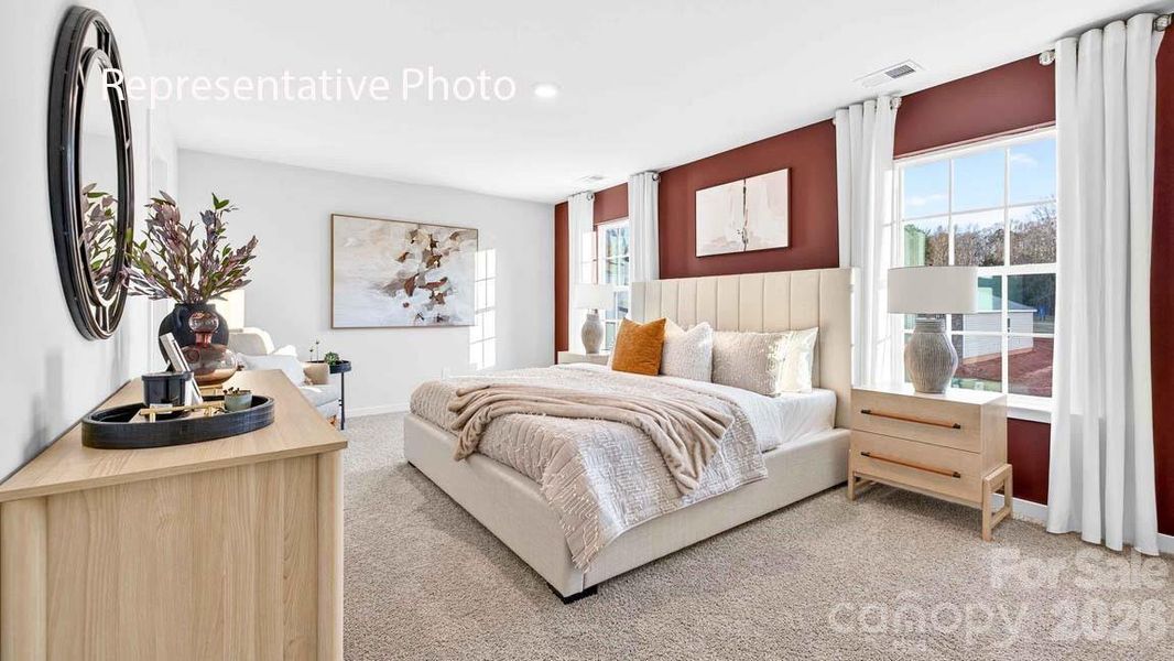 Furnished interior view inside a new home in Sonoma Hills, Charlotte (Image 11).