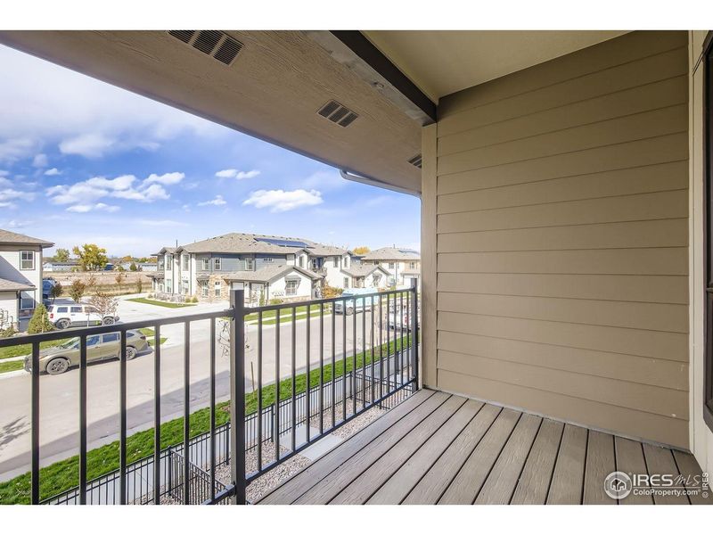 Exterior details and patio area of a home in Northfield, Fort Collins (Image 3).