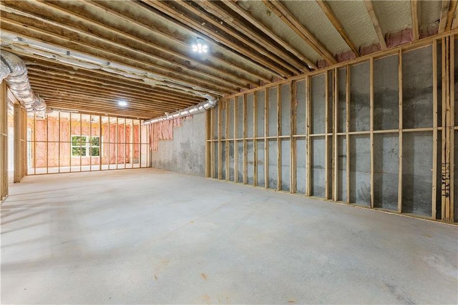 In-progress construction of a new home in , Baldwin, GA (Image 66).