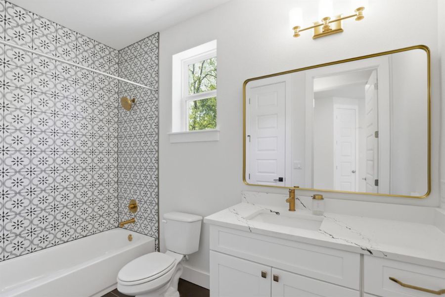 Full bath on 1st floor.