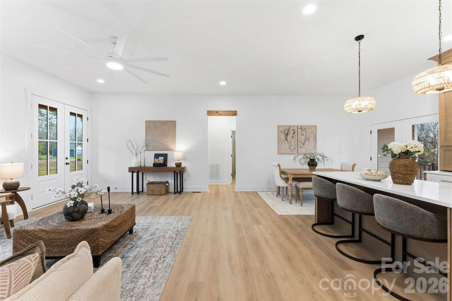 Furnished interior view inside a new home in , Bessemer City (Image 12).