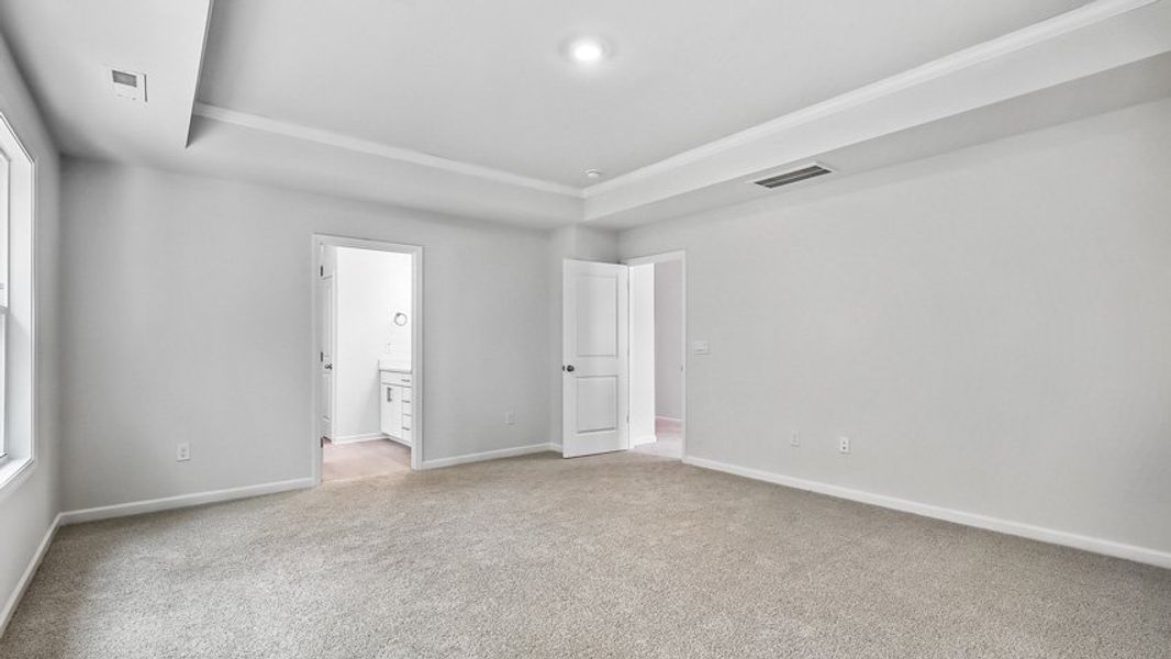 Representative unfurnished interior of a home built from the Edisto by D.R. Horton in Horton Park, Apex (Image 18).