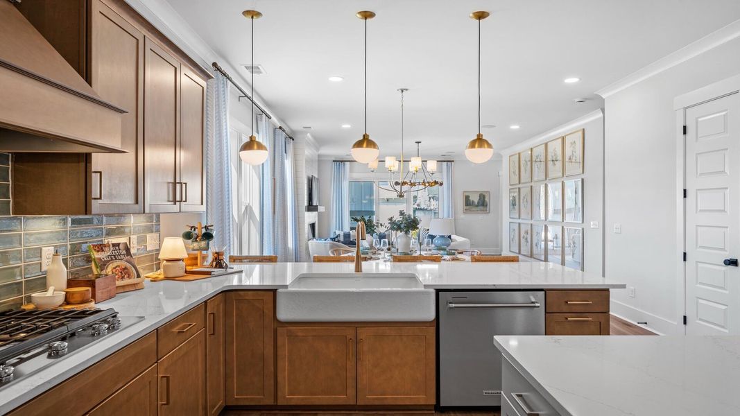 Furnished interior view inside a new home in , Summerville (Image 11). Furnished interior view inside a new home in , Summerville (Image 11).